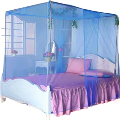 Produktbild von Moskitonetz für Bettkuppel, atmungsaktives Mesh-Design, einfache Installation, Einzelbett-Baldachin, Vorhang, Moskitonetz