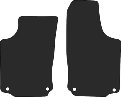 Obrázok produktu pre Velúrové autokoberce na mieru pre Opel Tigra B (2003-2008, TwinTop, kabriolet) černé, sada 2 ks, s úchyty
