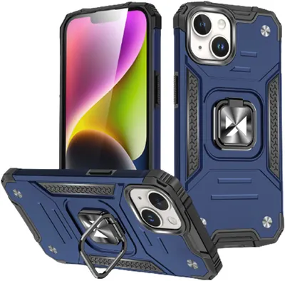 Produktbild von Wozinsky Ring Armor iPhone 15 iPhone 15 Ring Armor Hülle – Blau