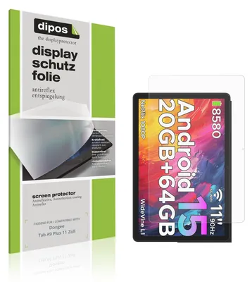 Produktbild von 2x Schutzfolie für Doogee Tab A9 Plus 11 Zoll matt Displayschutzfolie Folie Display Schutz dipos