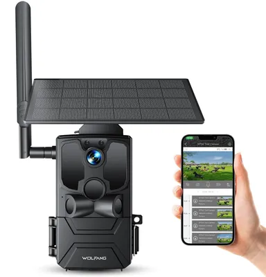 Productafbeelding van Jachtcamera 4G Fotoval - Zonnepaneel - 4K Video - Waterdicht - Buiten