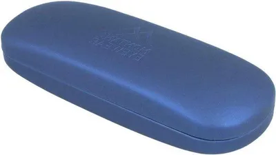 Zdjęcie produktu dla Etui na okulary – model „Gewinner” – do okularów do czytania – 1 sztuka – niebieskie – gumowe
