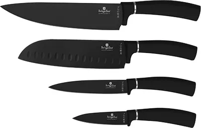 Produktbild von BERLINGERHAUS Antihaft-Messerset 4-tlg. Matte Black Collection BH-2893