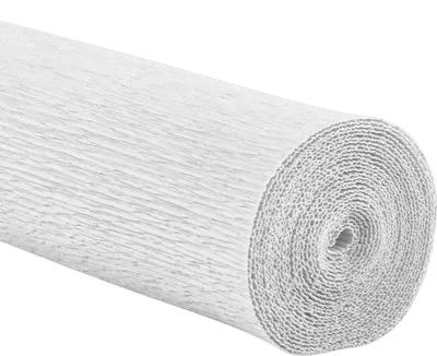 Produktbild von Premium Gärtnerkrepp - Floristenkrepp - 50 x 250 cm - weiß - wasserfest, lichtecht