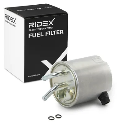 Produktbild von Kraftstofffilter RIDEX 9F0173 für NISSAN NP300 Navara Pickup (D40) Leitungsfilter