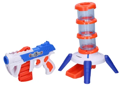 Immagine prodotto di Pistola per cartucce in schiuma torre con bersaglio