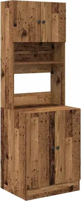 Produktbild von vidaXL Küchenbuffet Altholz 60 x 50 x 180 cm