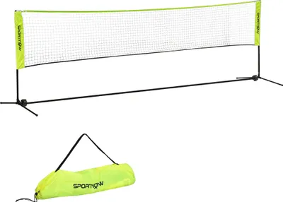 Produktbild von Badmintonnetz höhenverstellbar 107-155 cm, für Badminton, Tennis, Pickleball, Volleyball, inkl. Tasche