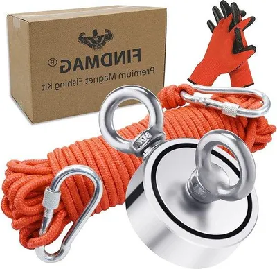 Produktbild von Famanu Neodymium Magnet 660 kg Zugkraft - Doppelseitig, 60 mm Durchmesser