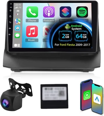 Immagine prodotto di Autoradio Android 13 – Sistema multimediale con touchscreen HD da 9 pollici e CarPlay wireless
