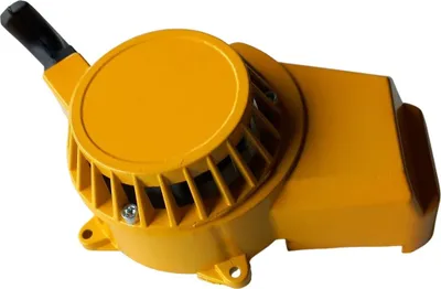 Produktbild von Easy Pullstarter gelb mit Plastikschnecke 49cc