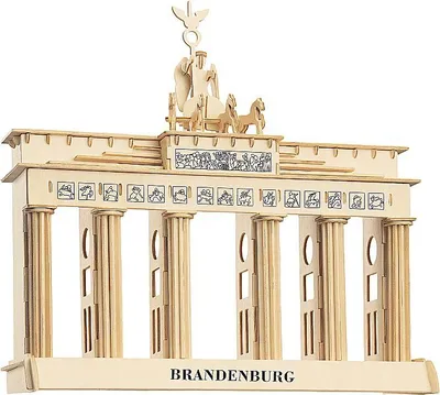 Produktbild von Holzpuzzle 3D Brandenburger Tor Sehenswürdigkeiten Bauwerk