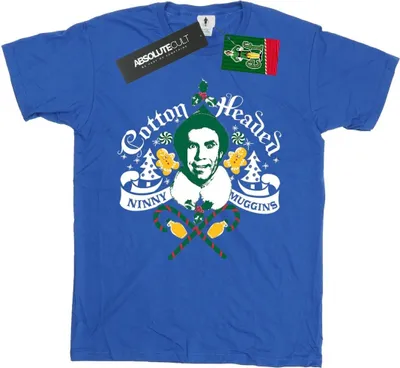 Produktbild von Elf - "Baumwolle Headed Ninny Muggins" T-Shirt für Herren BI23863 (3XL) (Königsblau)