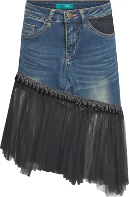 Produktbild von Jeans Rock mit Tüllapplikation
