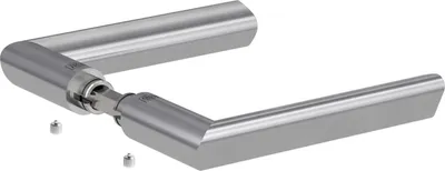 Produktbild von GRIFFWERK Griffpaar für Schlosskasten TRI 134 in Edelstahl matt