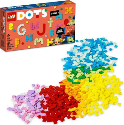 Produktbild von LEGO 41950 DOTS Ergängzungsset XXL - Botschaften, Kreativset für DIY Message Board für Kinder, Spielzeug Bastelset mit Buchstaben-Bausteinen