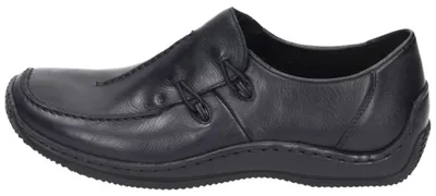 Immagine prodotto di Rieker donna scarpe slip-on in vera pelle nero, Donna:39 EU
