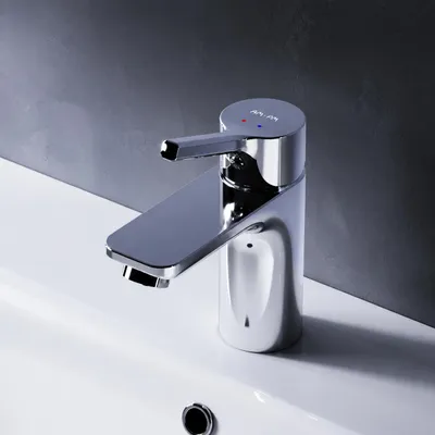Produktbild von AM.PM Wasserhahn Bad Chrom Waschtischarmatur Bad Armatur Mischbatterie Waschbeckenarmatur Einhebelmischer Badezimmer