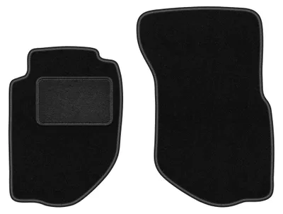 Immagine prodotto di Tappetini anteriori in moquette per Volvo 940 / 960 1991-1998 (berlina/station wagon) – 2 pezzi, neri, su misura – Wielganizator LUX