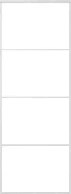 Obrázok produktu pre posuvné dvere ESG zo skla a hliníka 76x205 cm biele