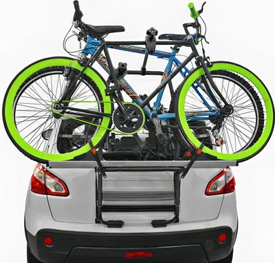 Produktbild von Menabo Stand Up 2 | Fahrrad-Heckträger für 2 Fahrräder für Heckklappe und Kofferraum - Aluminium