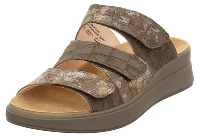 Produktbild von Think! Damen Meggie chromfrei gegerbte Leder Pantolette 3-000444, Grunge/Kombi 9