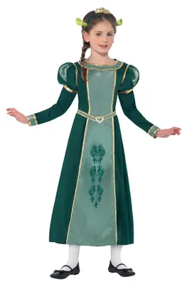 Produktbild von Smiffys Shrek Princess Fiona Costume, Green Halloween und Karneval