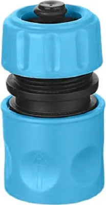 Produktbild von Kynast Schnellverbindungstück Schlauchkupplung Schlauchverbinder mit Wasserstopp 1/2 Zoll - Kunststoff