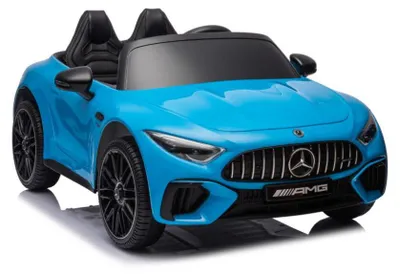 Zdjęcie produktu dla Samochód na baterie Leantoys Mercedes AMG SL63, w kolorze niebieskim