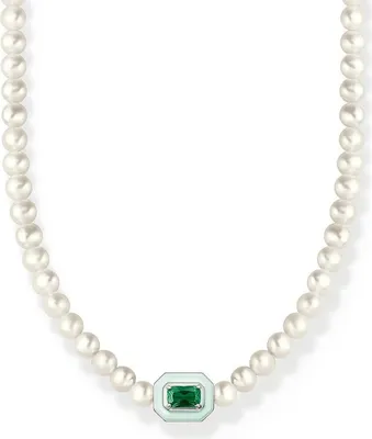 Produktbild von Thomas Sabo Kette KE2183-082-6-L42v Silber Perle