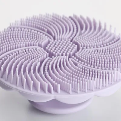 Image de Sac Muitomas + brosse visage + 2 flacons de voyage Violet