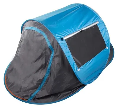 Image de Verk 14529 Tente de plage UV pliante 210 x 130 x 85 cm bleu-gris