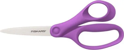 Zdjęcie produktu dla Nożyczki szkolne Fiskars fioletowe 180 mm