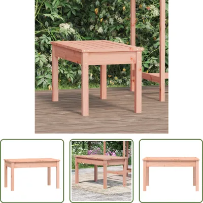Produktbild von The Living Store Gartenbank 80x44x45 cm Massivholz Douglasie