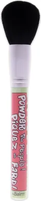 Zdjęcie produktu dla theBalm Powder to the People, Pędzel do pudru, Zaokrąglony, Czarny, Różowy, Biały, Kobiety, 1 szt.