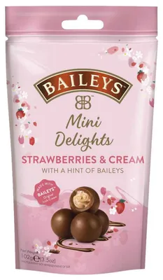 Produktbild von Baileys Chocolate Mini Delights Strawberry und Cremefüllung 102g