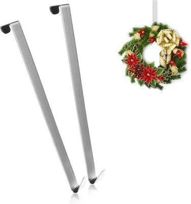 Produktbild von Türhaken 27 cm aus Edelstahl, wetterbeständig, robust – ideal zum Aufhängen von Kränzen
