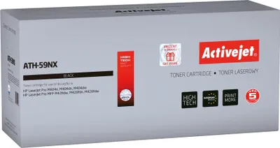 Produktbild von Activejet ATH 59NX Toner (Ersatz HP 59X HP59X CF259X; Supreme; 10.000 Seiten; schwarz) Mit Chip