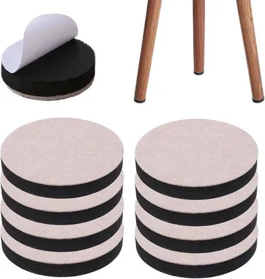 Produktbild von Famanu Möbelverhoger 8er Set - Selbstklebend, 6,5 cm Höhe