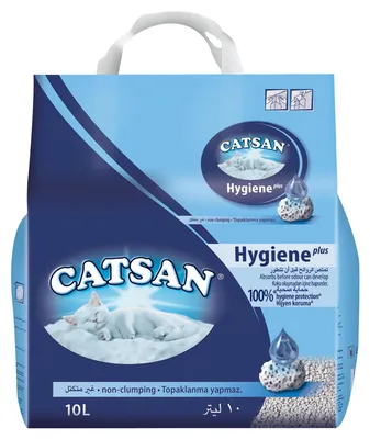 Produktbild von Catsan Hygiene Plus nicht klumpendes Katzenstreuung (1 x 10l)