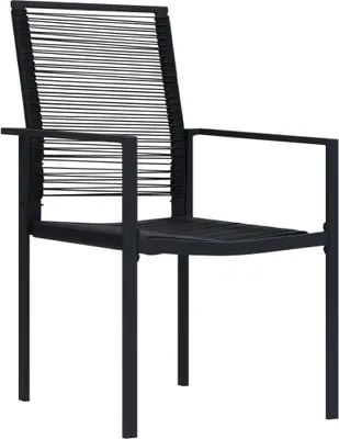 Zdjęcie produktu dla VidaXL 312172, Taras, Technorattan, Stal, Czarny, 550 mm, 600 mm, 900 mm