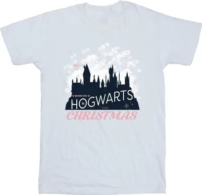 Produktbild von Harry Potter - "Hogwarts" T-Shirt für Herren BI30947 (5XL) (Weiß)