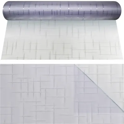 Produktbild von Statische Fensterfolie 61x100 cm Sichtschutzfolie Milchglasfolie Frost-Effekt Ohne Kleber