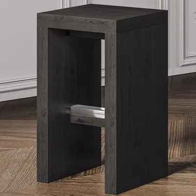 Produktbild von BRASIL | Wenge/Schwarz | B:T:H 39 x 39 x 76 cm | Gastro Barhocker