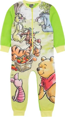 Image de Winnie l'ourson - Pyjama pour enfants NS7160 (92) (Vert/Jaune)