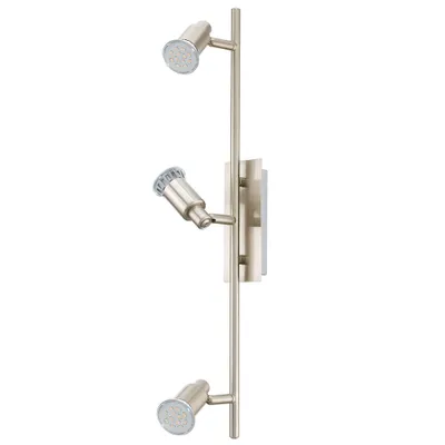 Produktbild von EGLO ERIDAN, Strahler Oberflächenbeleuchtung, GU10, 3 Glühbirne(n), LED, 3000 K, Metallisch