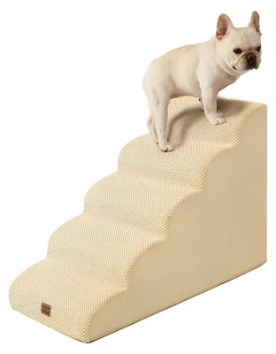 Produktbild von Hundetreppe 5 Stufen 57 cm Hoch Hellbraun