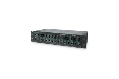 Produktbild von PLANET MC-1500R48, 1000,100 Mbit/s, Schwarz, Kabelgebunden, 5 V, 1 A, 96 W