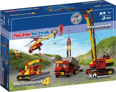 Obrázok produktu pre Fischer Technik 548885 Fischertechnik Advanced Universal 4, 500 Bauteile     ab 7J.
