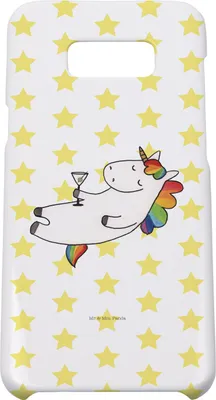 Produktbild von Mr. & Mrs. Panda Samsung Galaxy S8 plus Handyhülle  Einhorn Cocktail - Weiß - Geschenk, Hülle, Unicorn, Caipirinha, Spruch, Geburtstag, Handy, Case, Cover, Cuba Libre